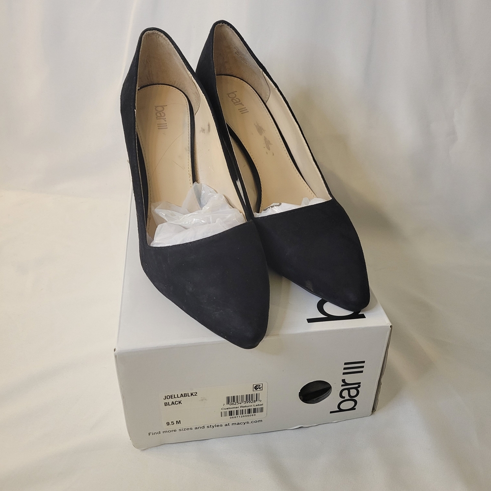 Bar III Women's Elegant Black Heels